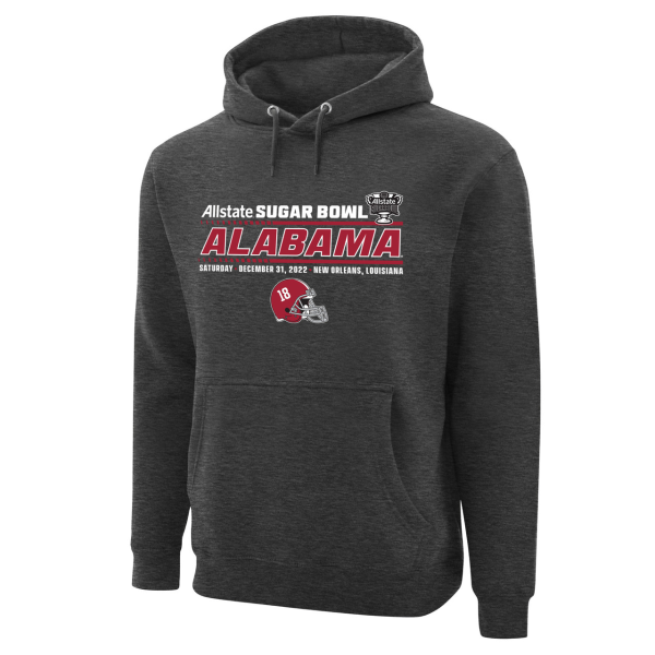 Sugar Bowl 2022 Alabama Team Helmet Hoodie