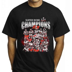 Super Bowl LV Tampa Bay Buccaneers Champion 2021 T-Shirt