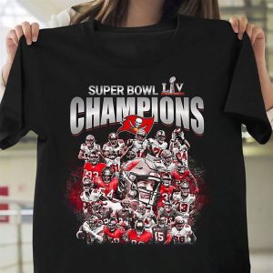 Super Bowl LV Tampa Bay Buccaneers Champion 2021 T Shirt 2