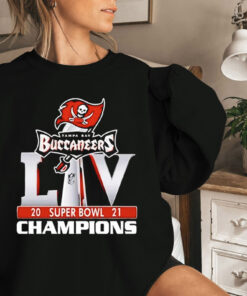 Super Bowl LV Tampa Bay Buccaneers Champions 2021 Shirt 2