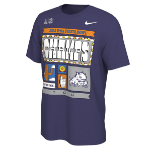 TCU Football 2022 Fiesta Bowl Champion Nike T-Shirt