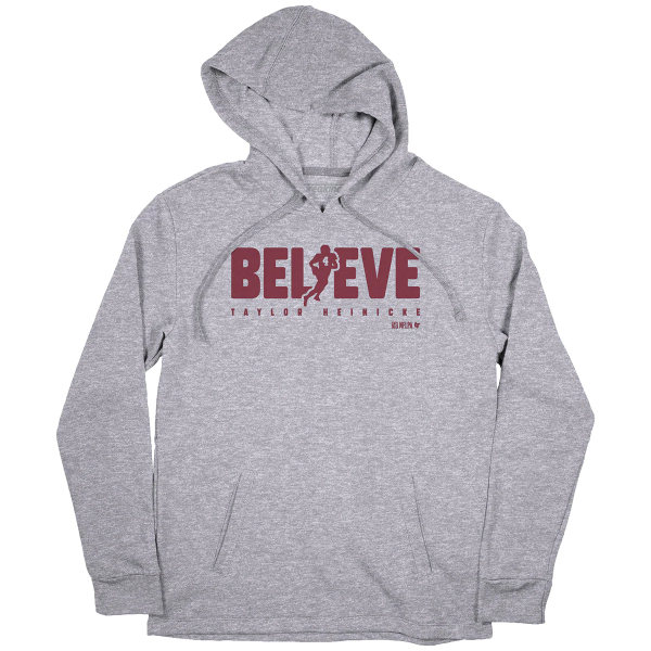 Taylor Heinicke Believe Unisex Hoodie Fan Gift