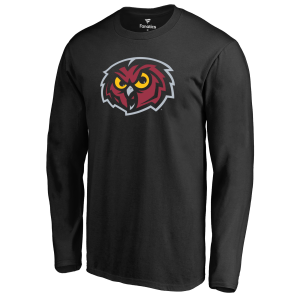 Temple Owls University Primary Logo Print T-Shirt For Fan