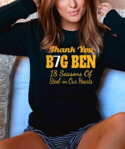 Thank You Big Ben Long Pittsburgh Steelers Sweatshirt 1