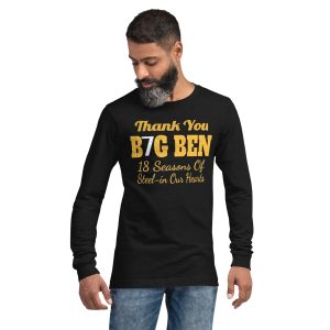 Thank You Big Ben Long Pittsburgh Steelers Sweatshirt 5