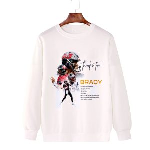 Thank You Tom Brady 7 Super Bowl Champion Shirt 2