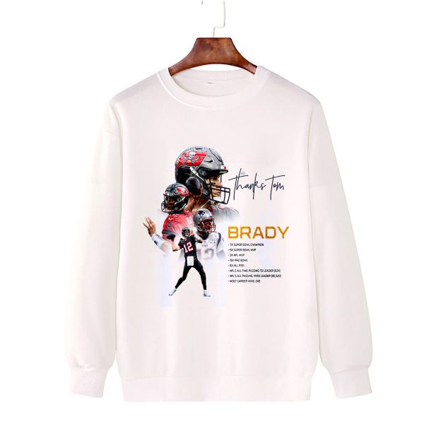 Thank You Tom Brady 7 Super Bowl Champion Shirt