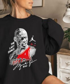 The Last Dance In Michael Jordan Vintage Inspired Throwback Sweatshirt 1