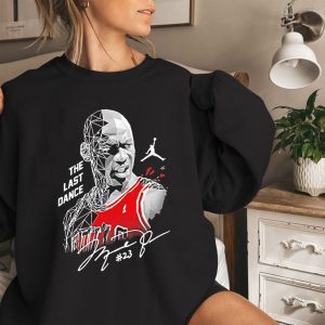 The Last Dance In Michael Jordan Vintage Inspired Throwback Sweatshirt 1