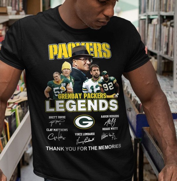 The Packers Legends Football Team Shirt