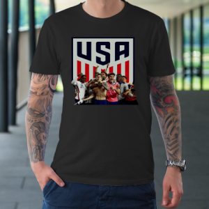 USA Soccer Christian Pulisic Celebration T Shirt 1