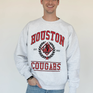 University Of Houston Cougars Vintage Crewneck Sweatshirt