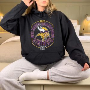 Vikings Football 2022 NFC North Champions Unisex Hoodie 1