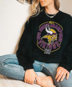 Vikings Football 2022 NFC North Champions Unisex Hoodie 1 Vikings Football 2022 NFC North Champions Unisex Hoodie 2