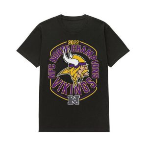 Vikings Football 2022 NFC North Champions Unisex Hoodie 3