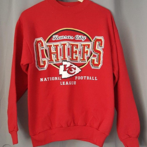 Vintage 1990s Kansas City Chiefs Crewneck Sweatshirt Logo 1