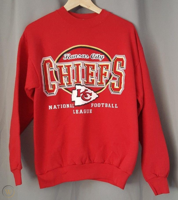 Vintage 1990s Kansas City Chiefs Crewneck Sweatshirt Logo