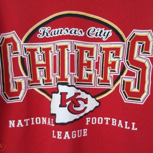 Vintage 1990s Kansas City Chiefs Crewneck Sweatshirt Logo