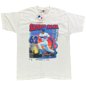 Vintage 1998 Sammy Sosa Chicago Cubs Graphic MLB T-Shirt