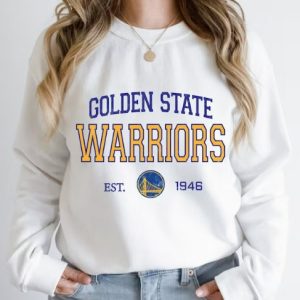 Vintage 80s Golden State Warriors Basketball Crewneck Sweatshirt