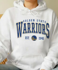 Vintage 90s Golden State Warriors Basketball Fan Hoodie 1