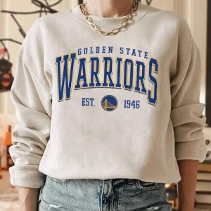 Vintage 90s Golden State Warriors Basketball Fan Hoodie 2