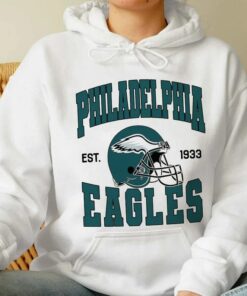 Vintage 90s Philadelphia Eagles Football Unisex Hoodie 1