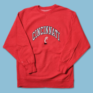 Vintage 90s University Of Cincinnati Bearcats NCAA Embroidered Sweatshirt