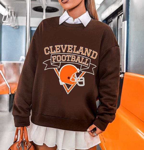 Vintage Cleveland Browns Crewneck For Men’s &amp Women’s