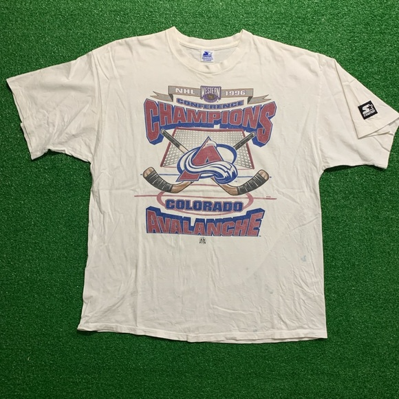 Vintage Colorado Avalanche Conference Champions 1996 T-shirt