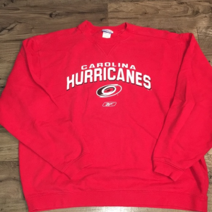 Vintage Hockey Carolina Hurricanes College Fan Crewneck Sweatshirt