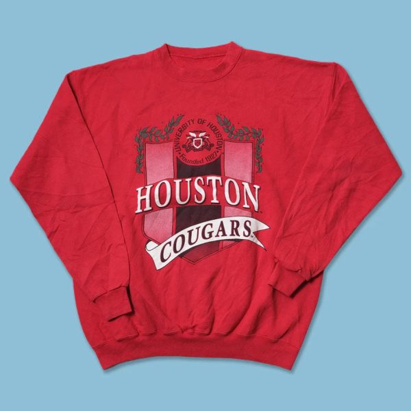 Vintage Houston Cougars University Sweatshirt Gift For Fan