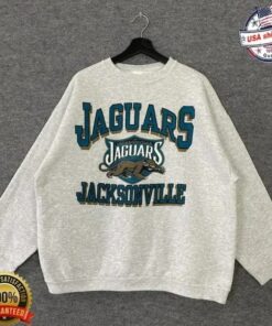 Vintage Jacksonville Jaguars Football Team Crewneck Sweatshirt For Fan 1