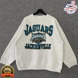 Vintage Jacksonville Jaguars Football Team Crewneck Sweatshirt For Fan 1