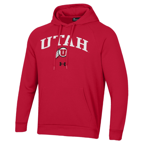 Vintage NCAA University Of Utah Utes Football Logo Pullover Hoodie