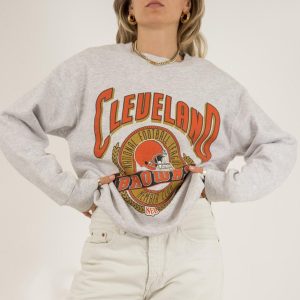 Vintage NFL Cleveland Browns Sweatshirt For Men Women 1