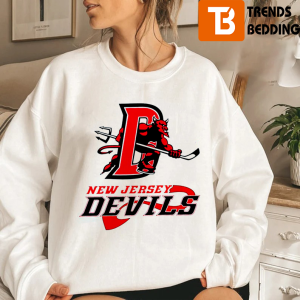 Vintage New Jersey Devils Ice Hockey Unisex Sweatshirt