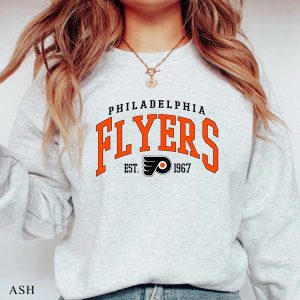 Vintage Philadelphia Flyers EST 1967 Logo 2022-23 NHL Sweatshirt