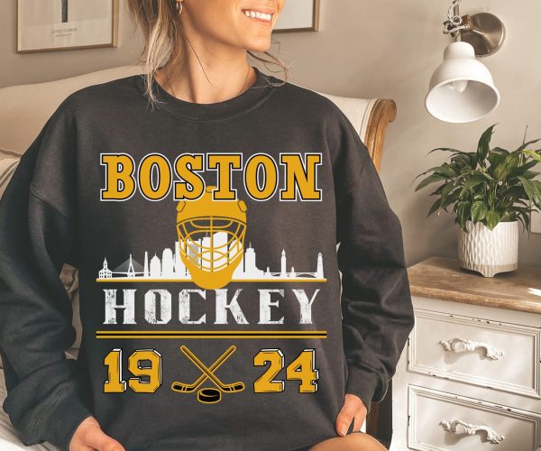 Vintage Style Boston Hockey Sweatshirt For Fans