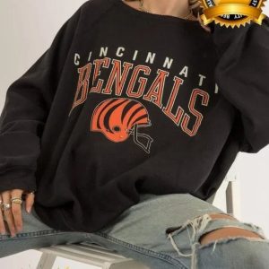 Vintage Style Cincinnati Bengals Sweatshirt Sunday Football