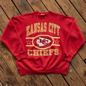 Vintage Style Kansas City Chiefs Football Crewneck Unisex Sweatshirt