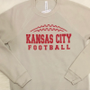 Vintage Style Kansas City Sunday Football Crewneck Sweatshirt