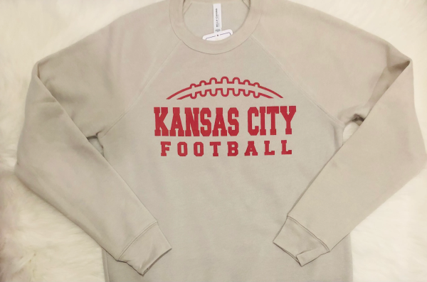 Vintage Style Kansas City Sunday Football Crewneck Sweatshirt