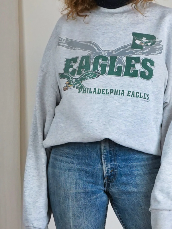 Vintage Style Philadelphia Eagles Football Cozy Sweatshirt