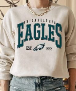 Vintage Style Philadelphia Eagles Football Unisex Crewneck Sweatshirt 1