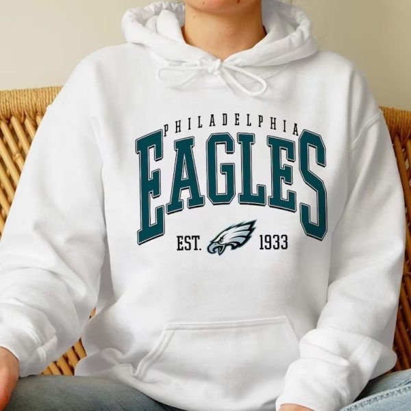 Vintage Style Philadelphia Eagles Football Unisex Crewneck Sweatshirt