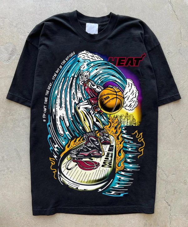 Warren Lotas Shirt Miami Heat T-shirt Vintage