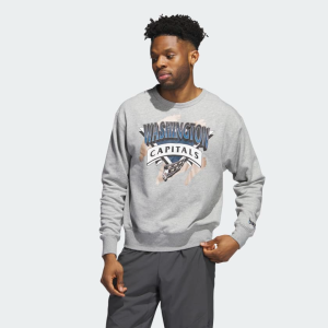 Washington Capital Vintage 90s Print Medium Crew Sweatshirt