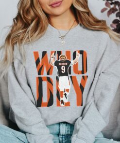 Who Dey Joe Burrow Bengals Sweatshirt 2 Who Dey Joe Burrow Bengals Sweatshirt 3