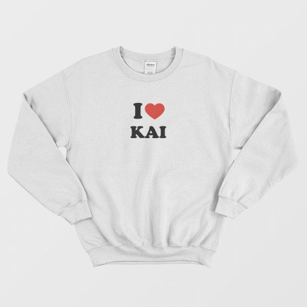 I Love Kai Txt Sweatshirt